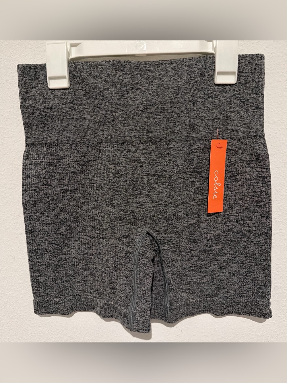 Colsie Target Gray Ribbed Knit Short buttery soft.